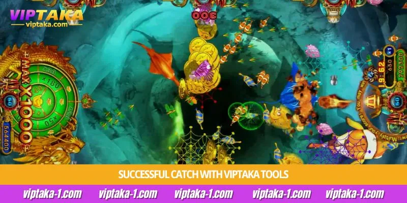 Successful catch with Viptaka tools
