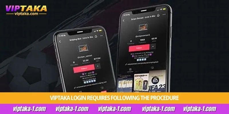 Viptaka login requires following the procedure