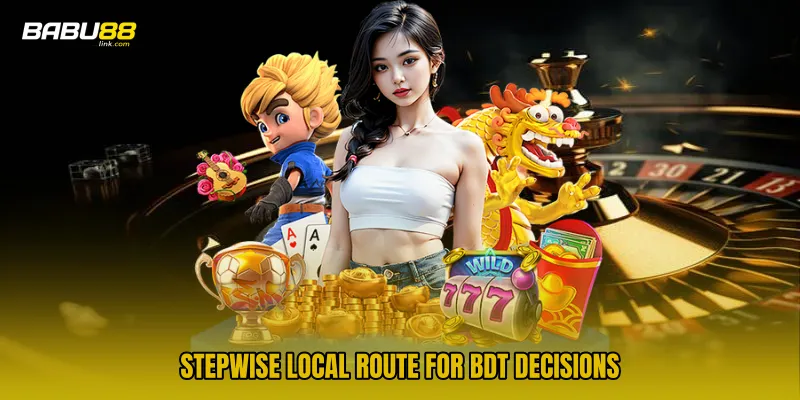 Stepwise local route for BDT decisions